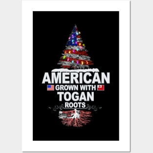 Christmas Tree  American Grown With Togan Roots - Gift for Togan From Tonga Posters and Art